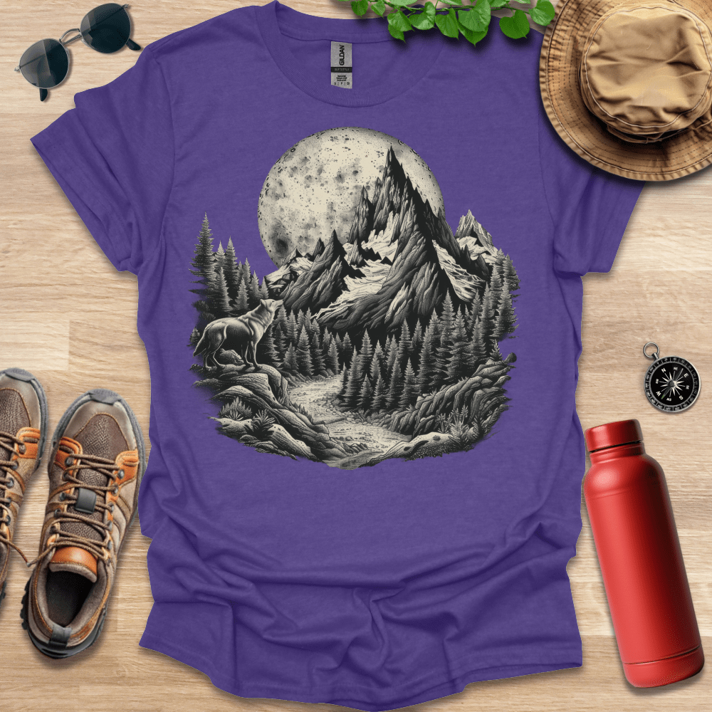 Nocturnal Wolf Peaks T-Shirt