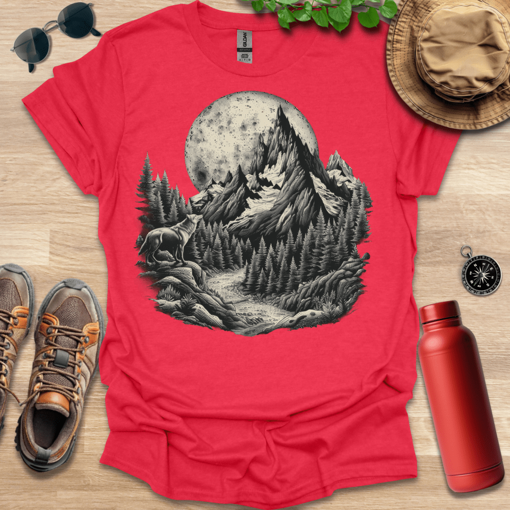 Nocturnal Wolf Peaks T-Shirt