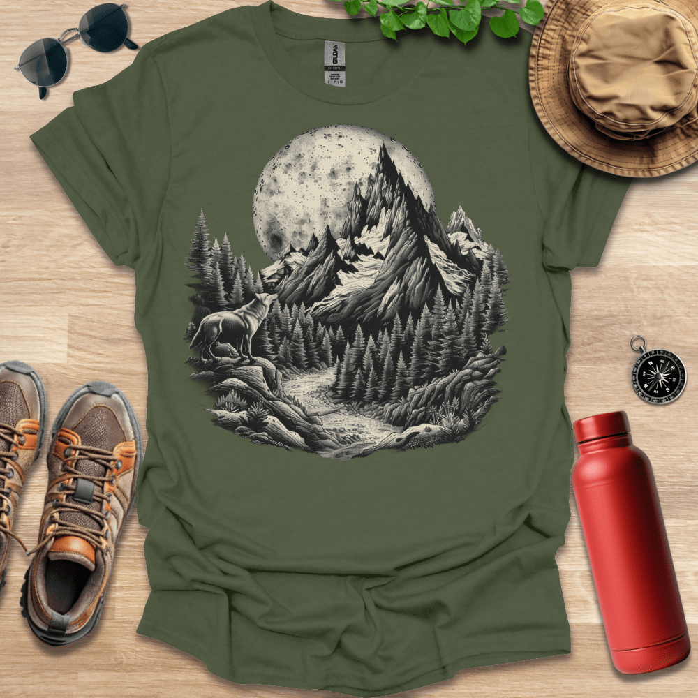 Nocturnal Wolf Peaks T-Shirt