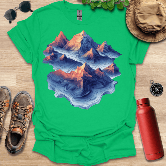 Topographic Peaks T-Shirt