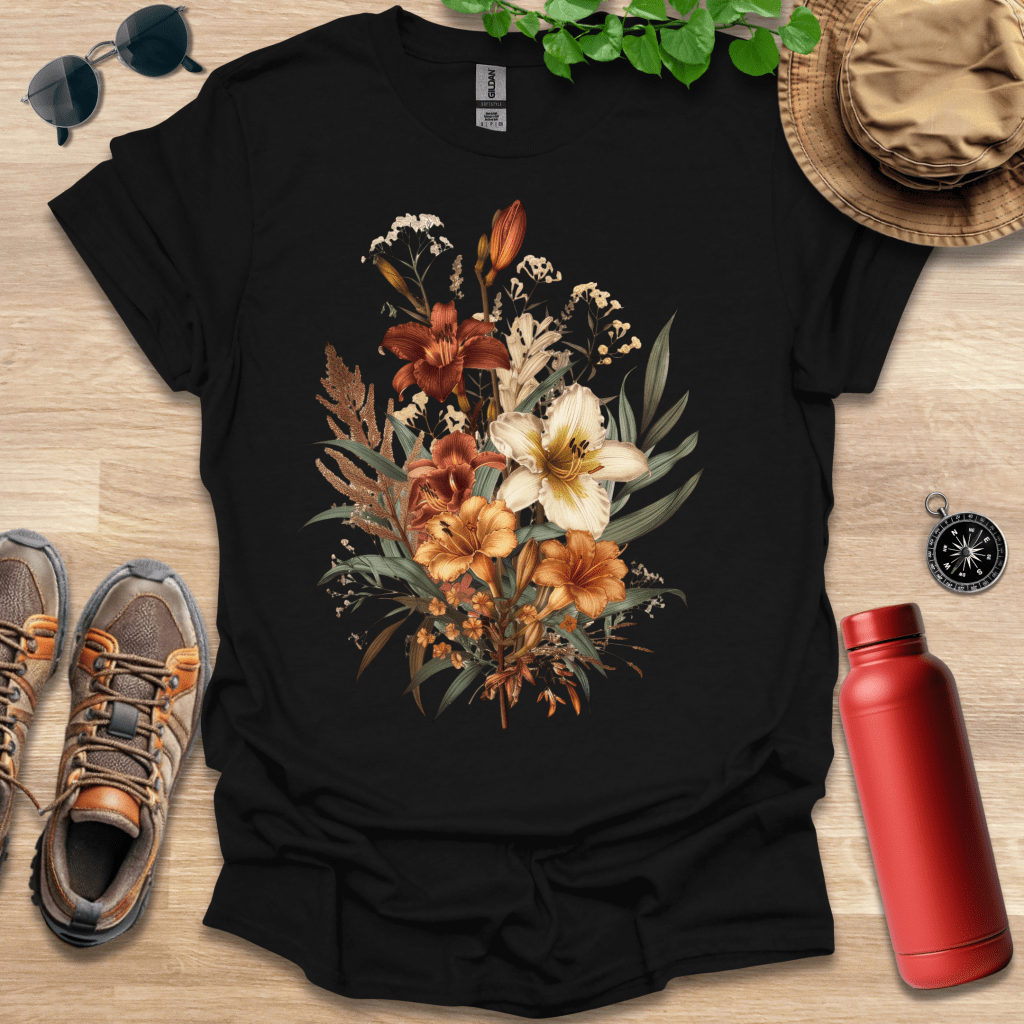 Vibrant Daylily Display T-Shirt