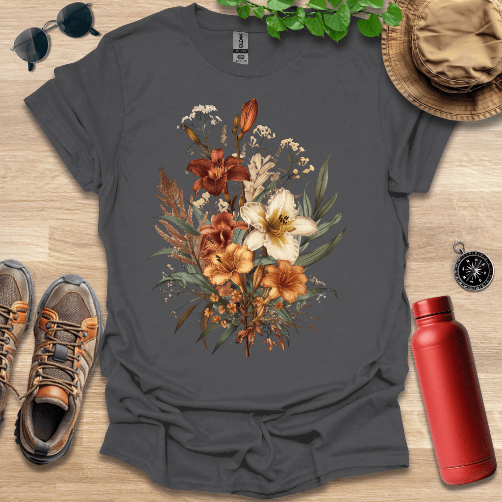 Vibrant Daylily Display T-Shirt