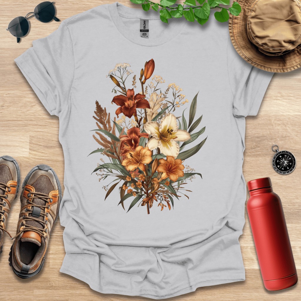 Vibrant Daylily Display T-Shirt