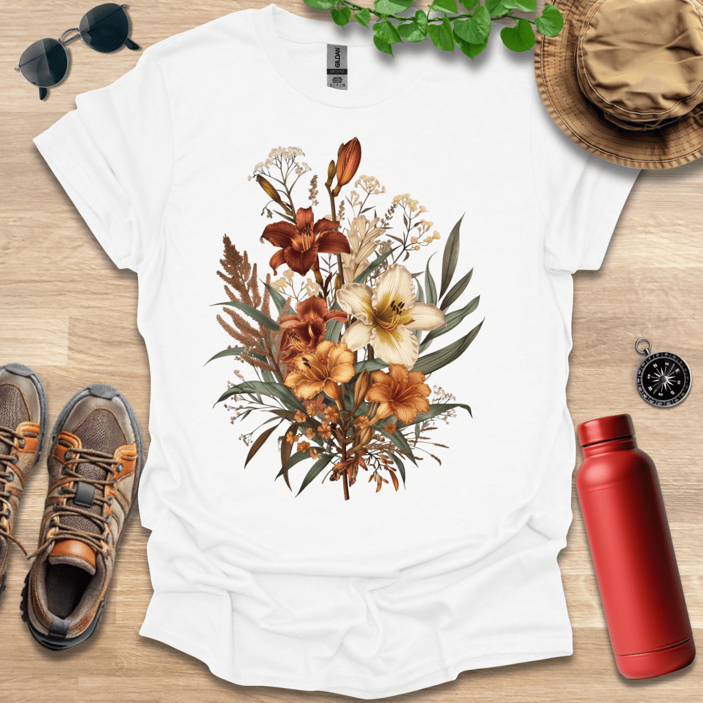 Vibrant Daylily Display T-Shirt