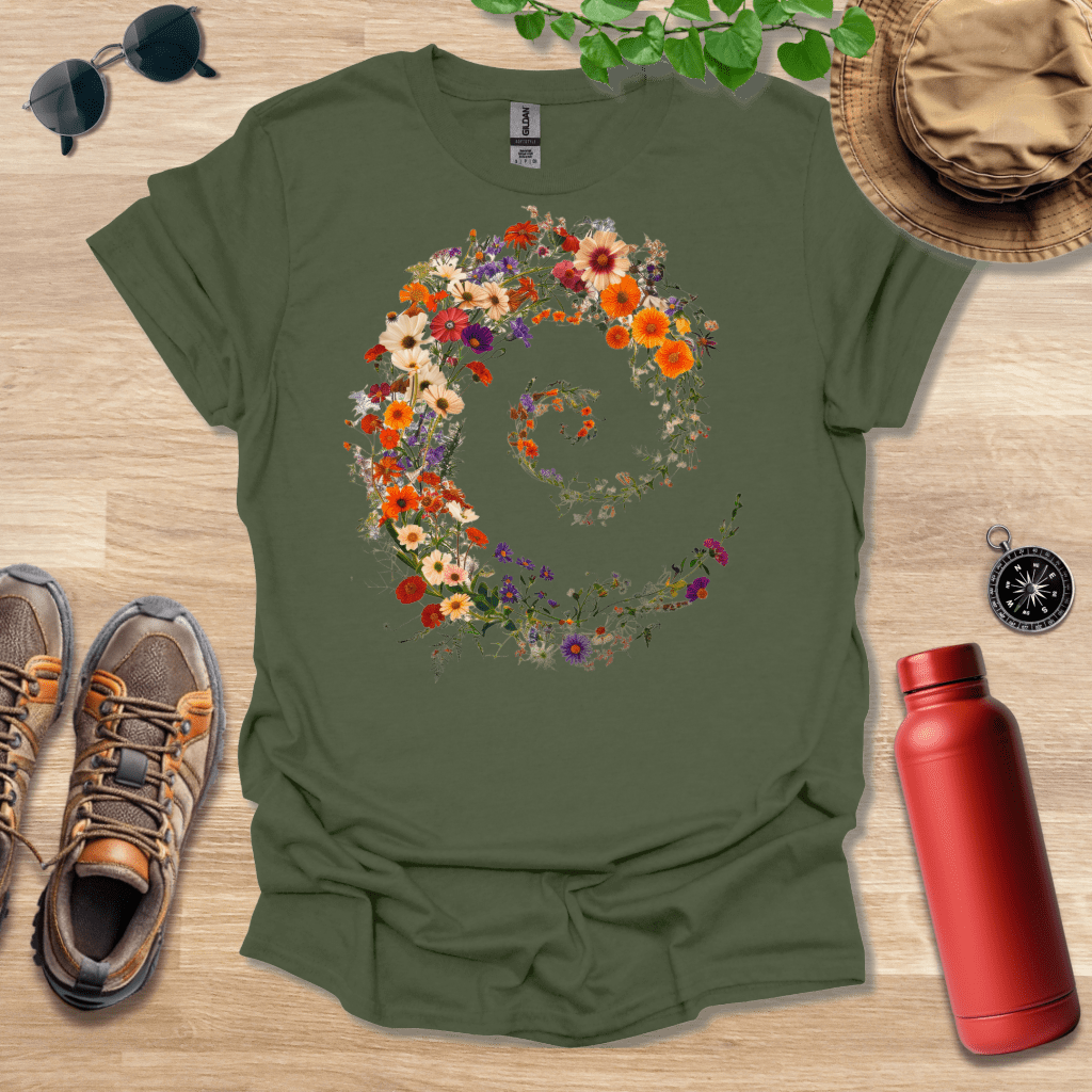 Wildflower Spiral T-Shirt