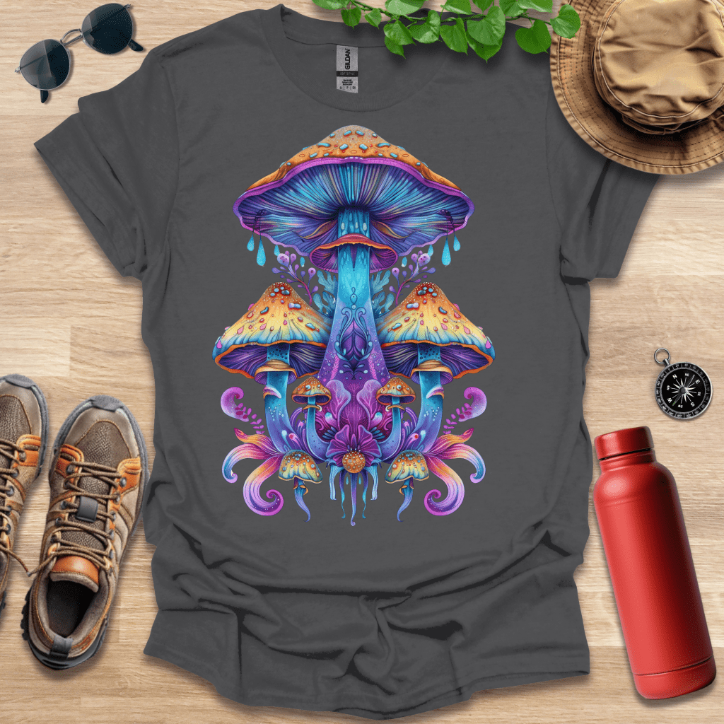 Enchanted Mushroom Garden T-Shirt