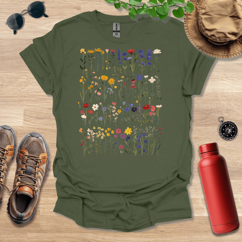 Wildflower Garden Display T-Shirt