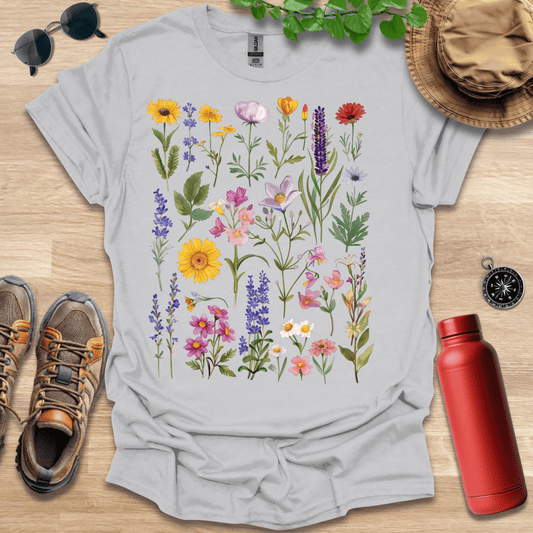 Vibrant Flower Collection T-Shirt