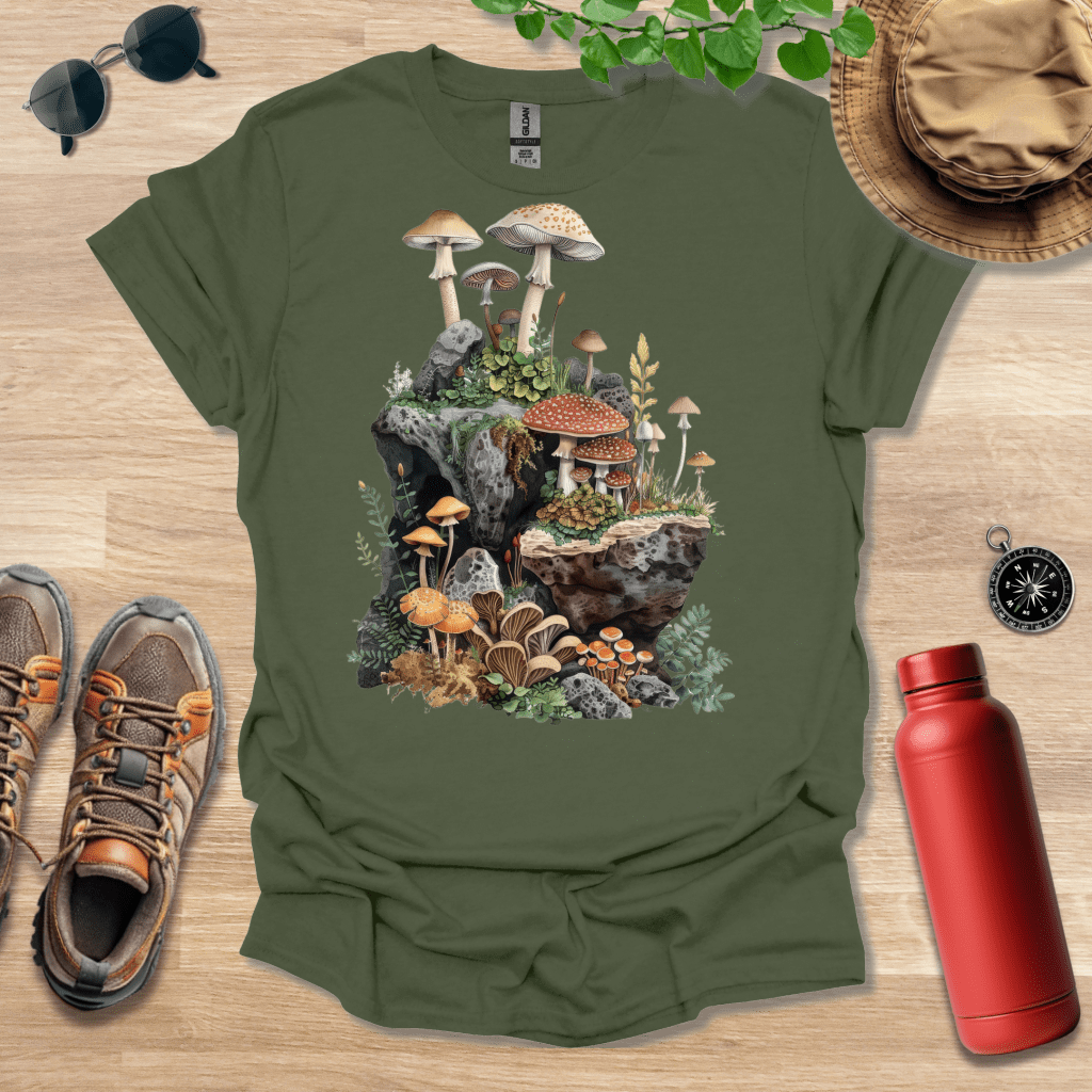 Mystical Fungi Oasis T-Shirt