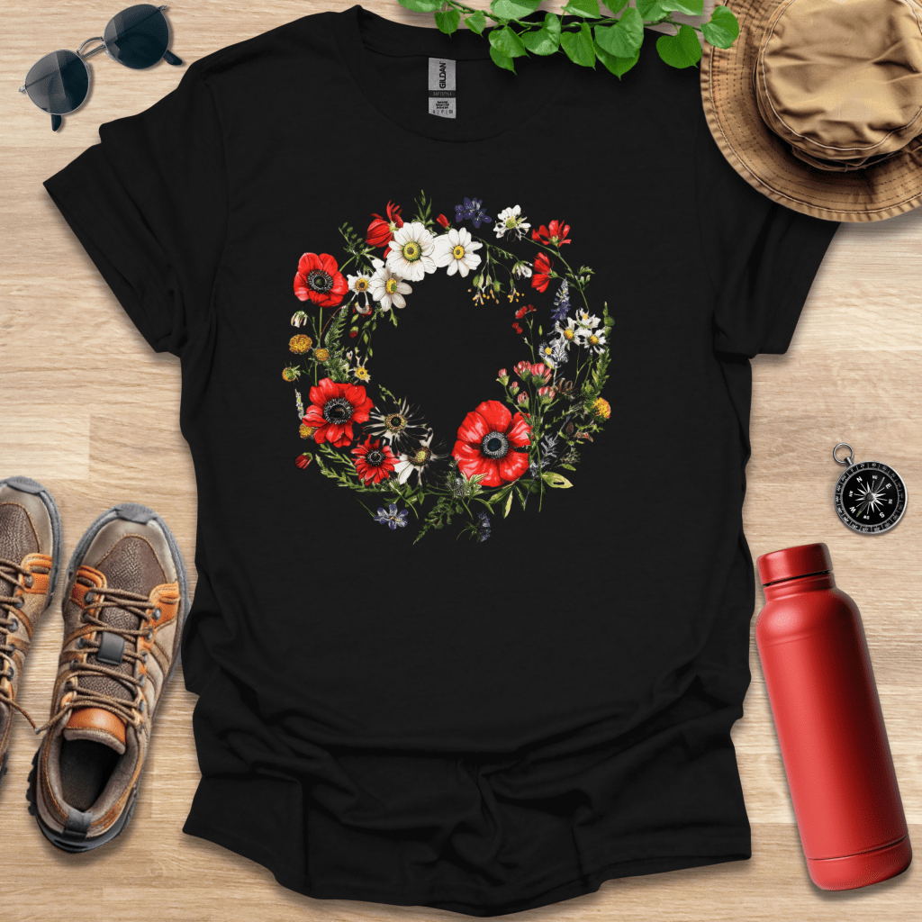 Wreath of Poppies T-Shirt