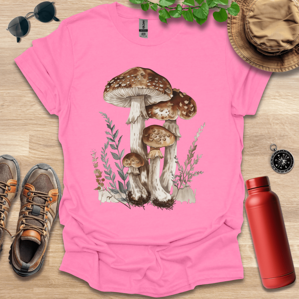 Elegant Mushroom Grove T-Shirt