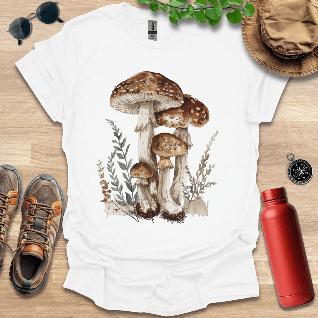 Elegant Mushroom Grove T-Shirt