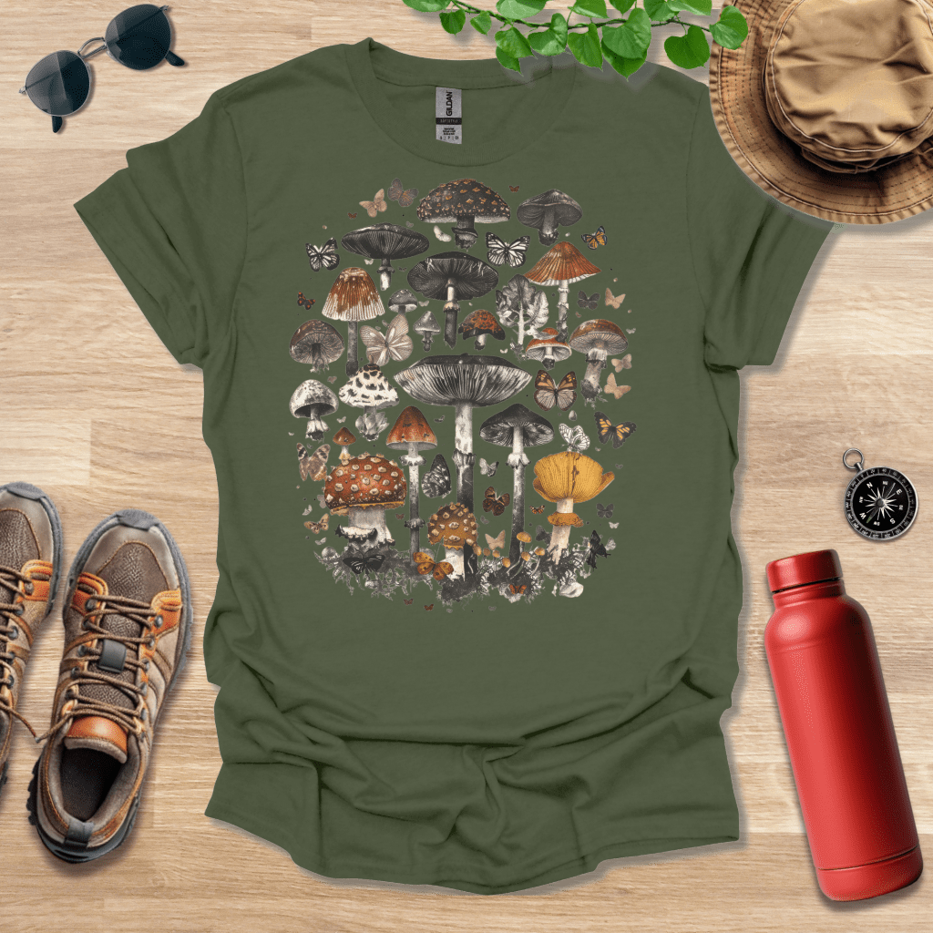 World of Fungi Arrangement T-Shirt