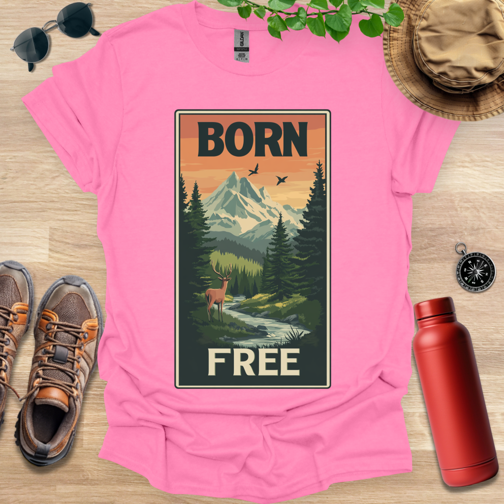 Born Free Badge T-Shirt