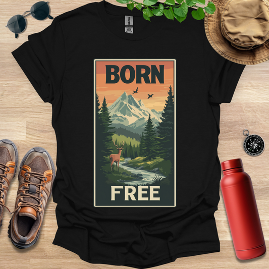 Born Free Badge T-Shirt