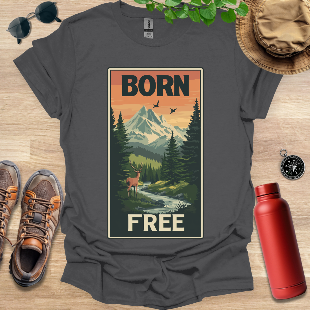 Born Free Badge T-Shirt