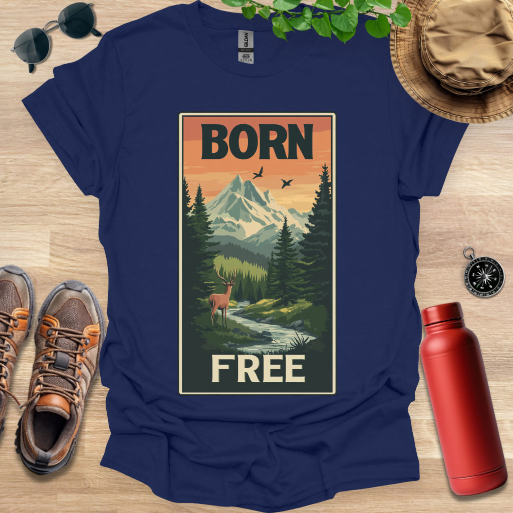 Born Free Badge T-Shirt