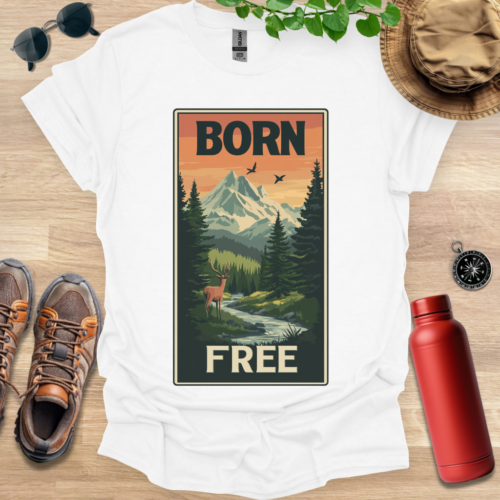 Born Free Badge T-Shirt