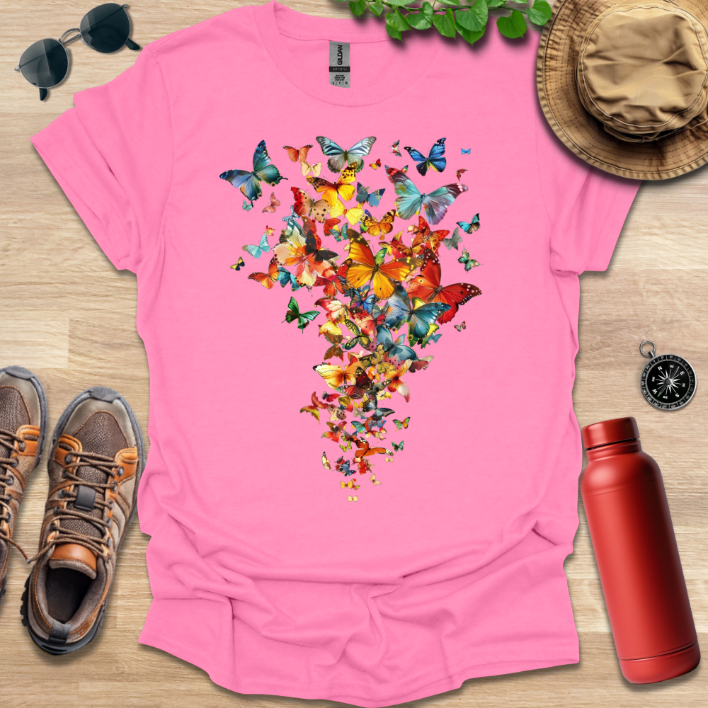 Butterfly Color Burst T-Shirt