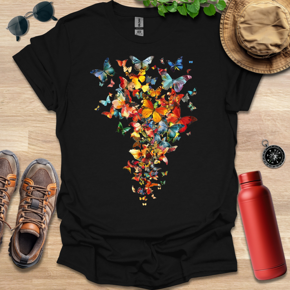 Butterfly Color Burst T-Shirt