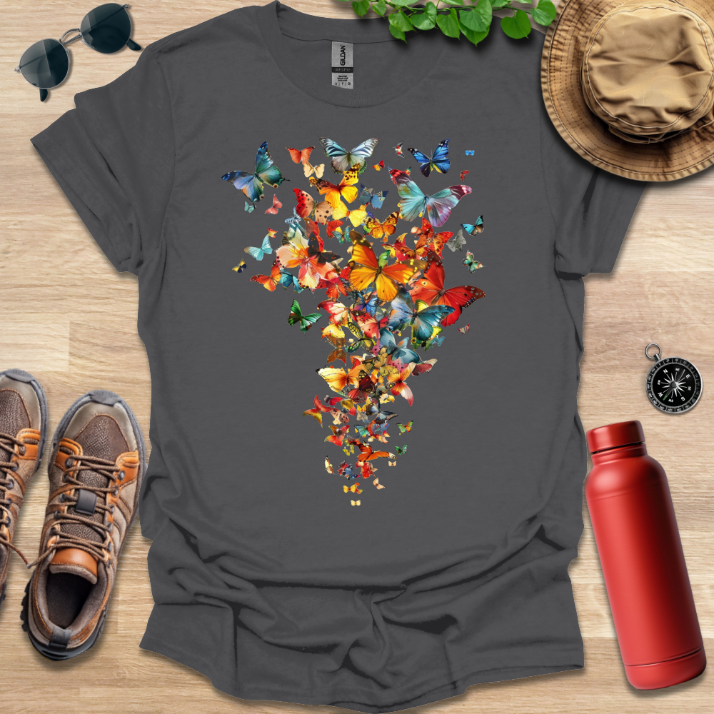 Butterfly Color Burst T-Shirt