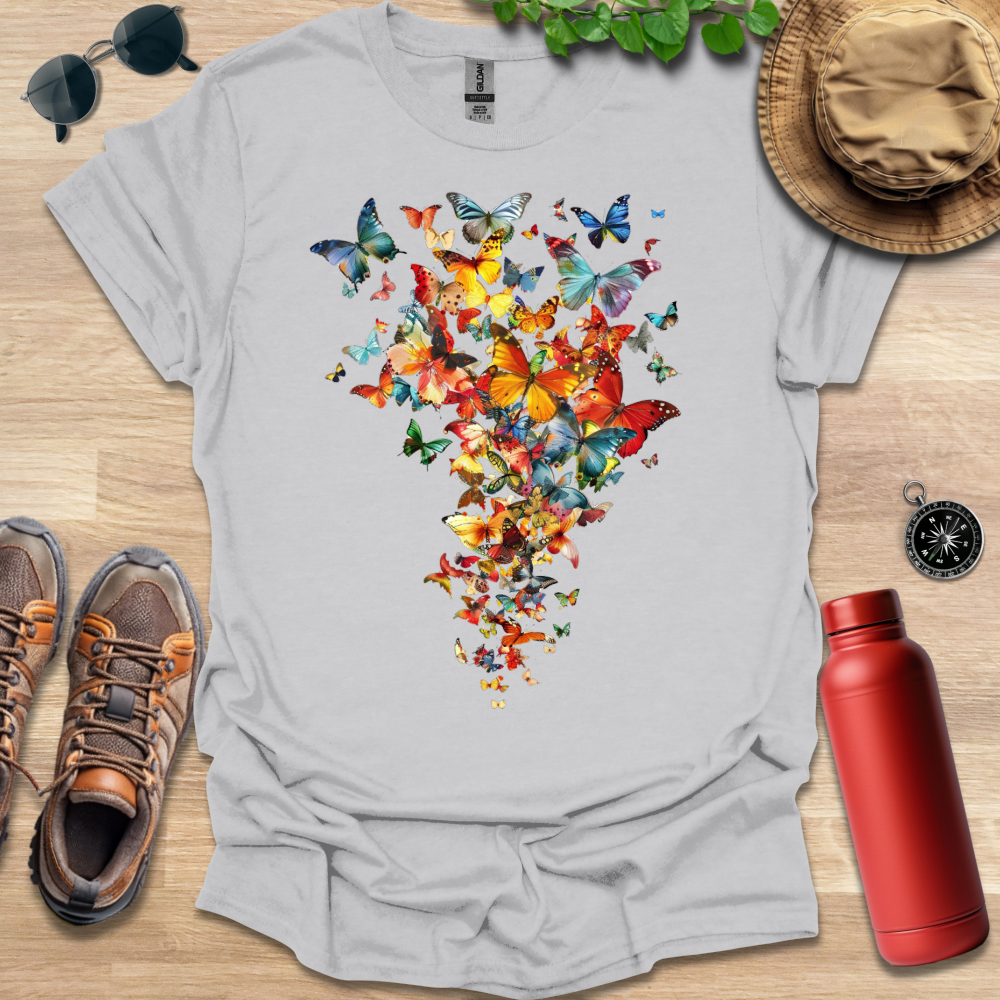 Butterfly Color Burst T-Shirt