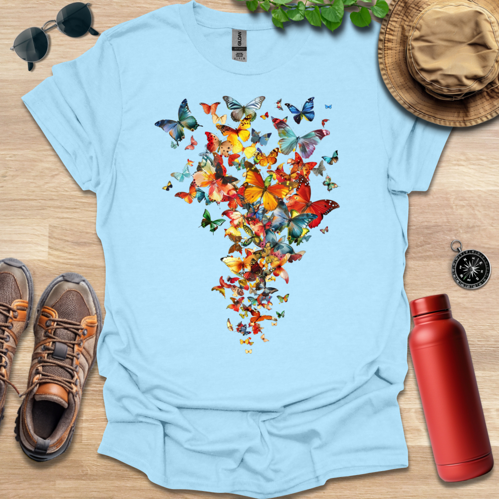 Butterfly Color Burst T-Shirt