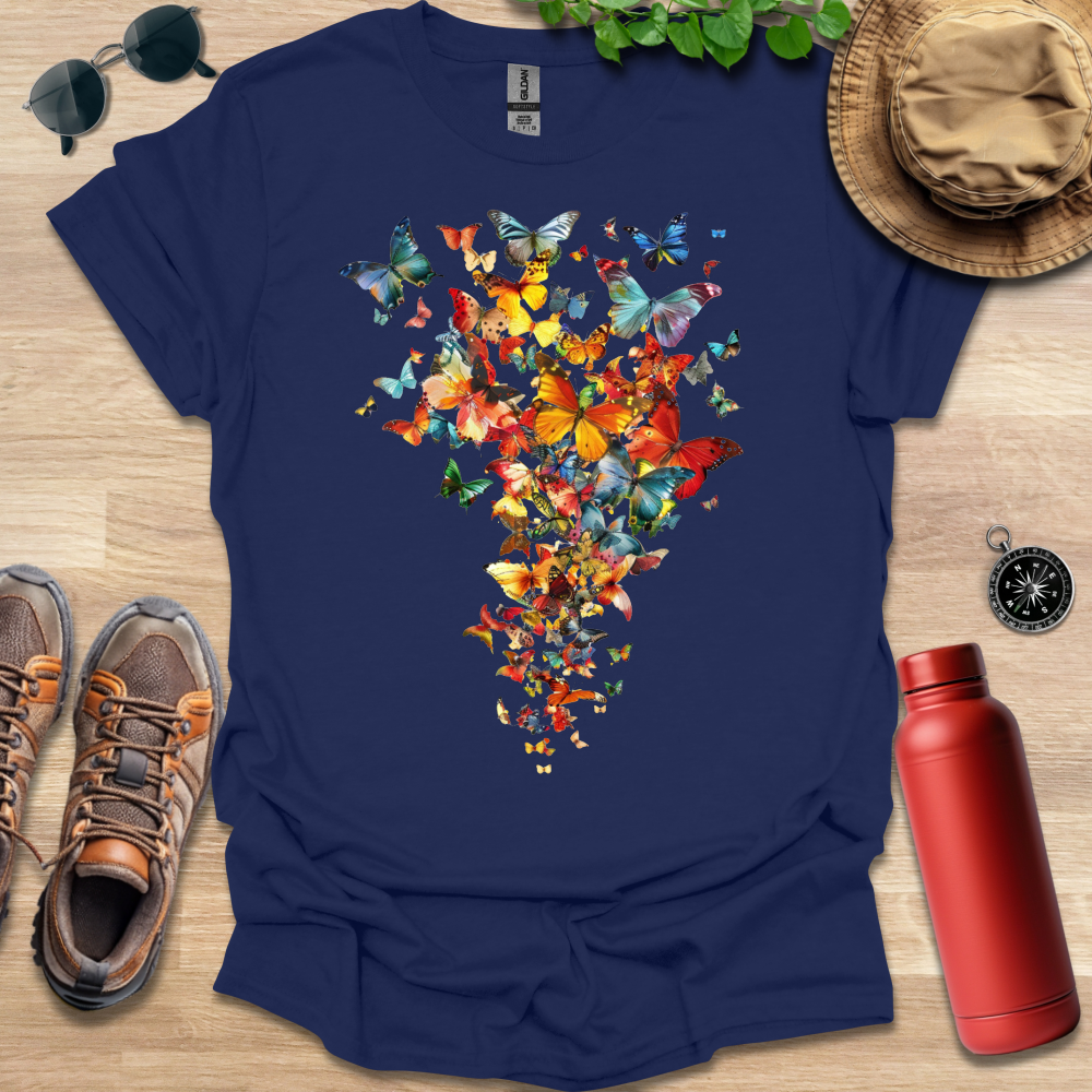 Butterfly Color Burst T-Shirt