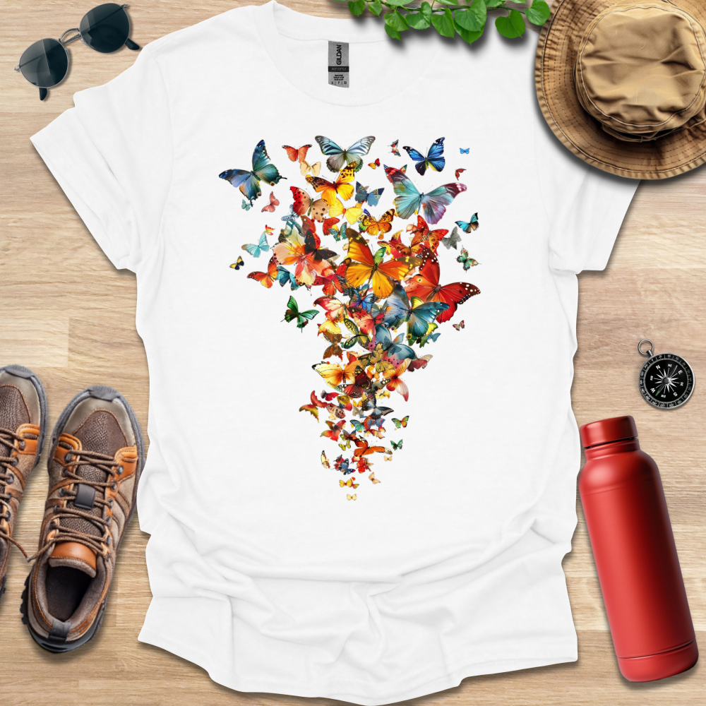 Butterfly Color Burst T-Shirt