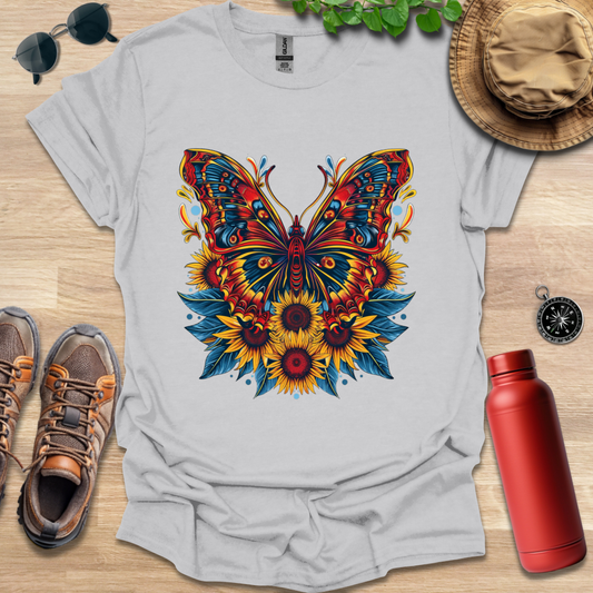 Fiery Garden Butterfly T-Shirt