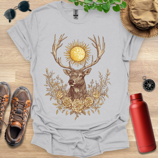 Gilded Sun Stag T-Shirt