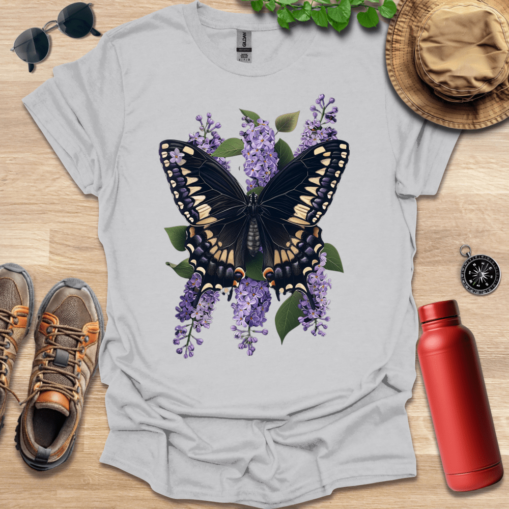 Lilac Blossom Butterfly T-Shirt