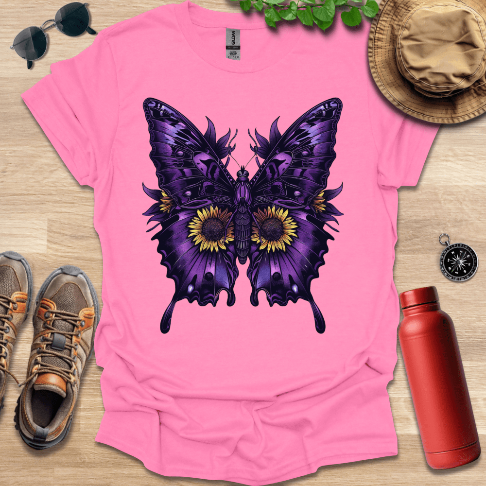 Majestic Purple Butterfly T-Shirt