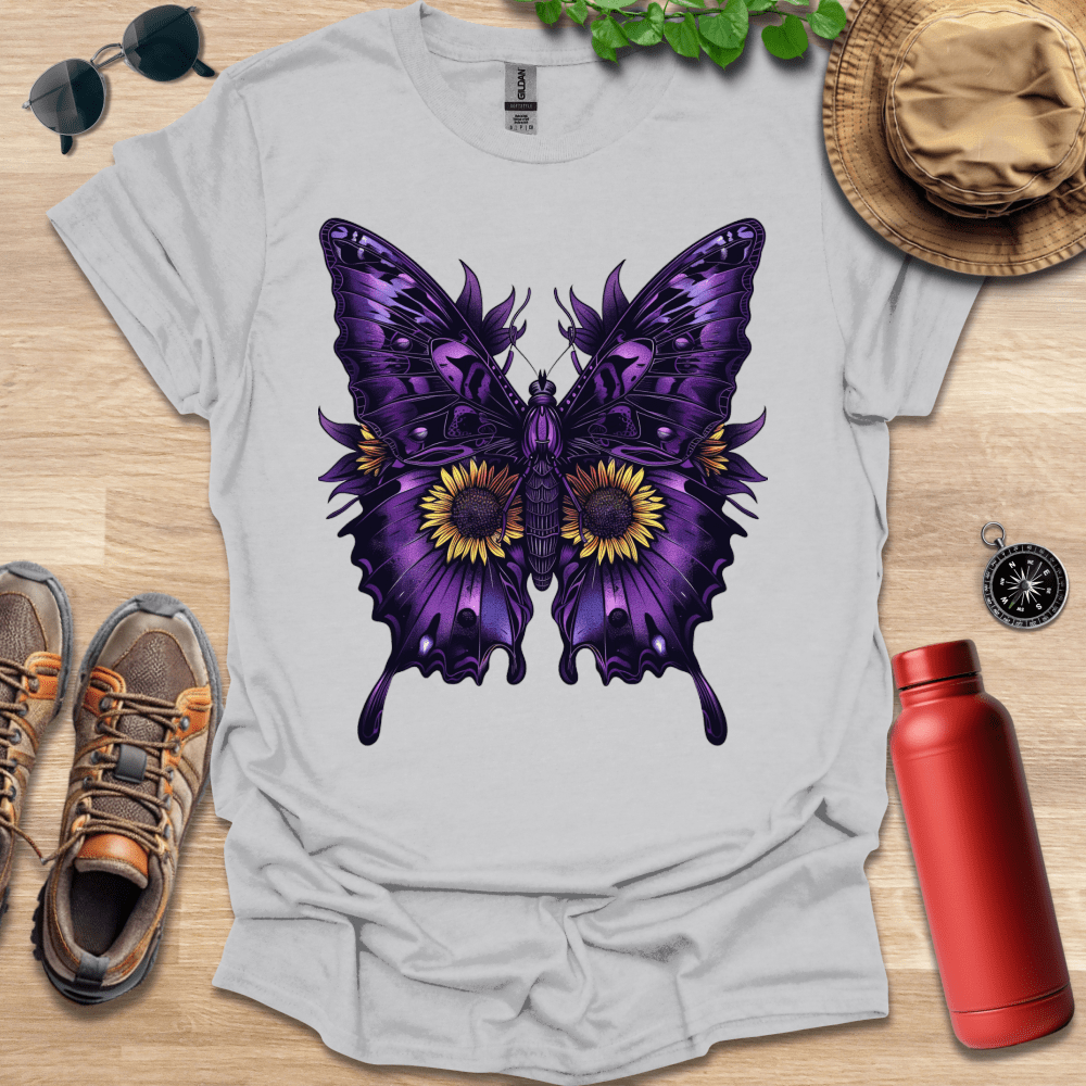 Majestic Purple Butterfly T-Shirt