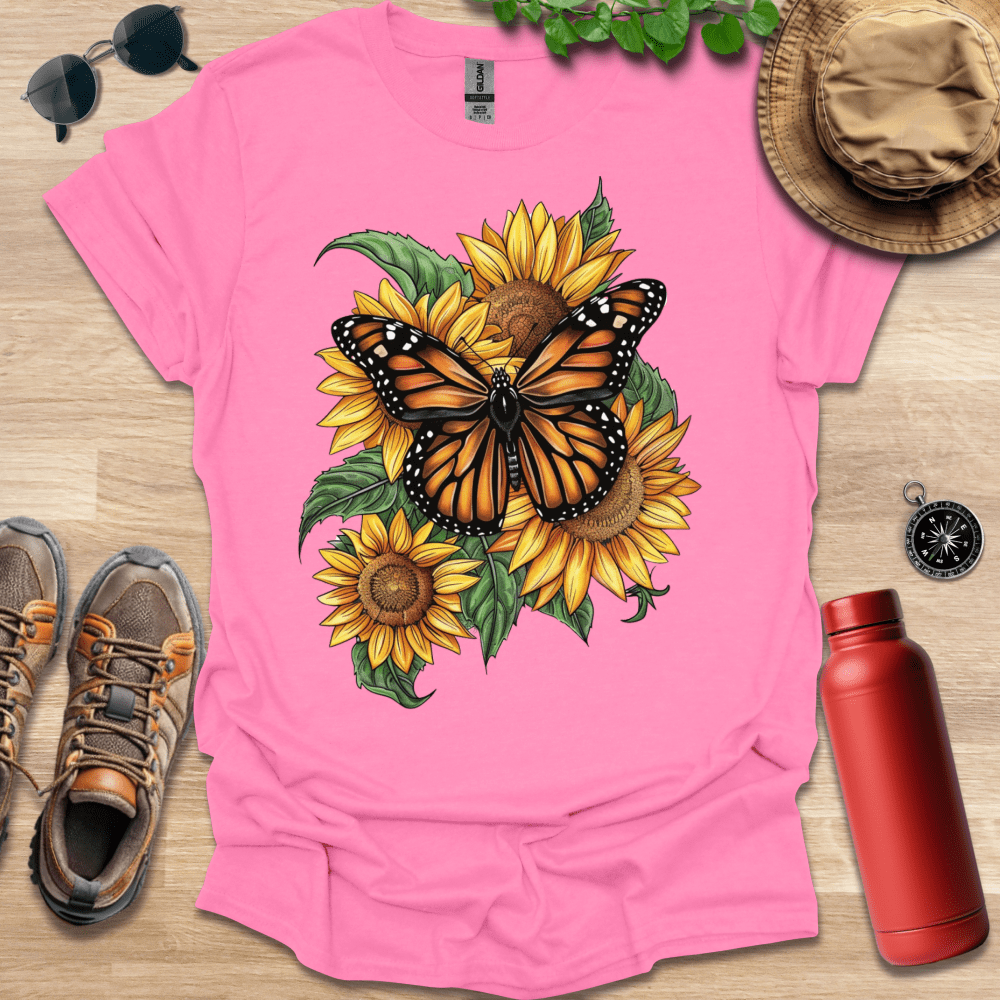 Monarch Sunflower Bliss T-Shirt