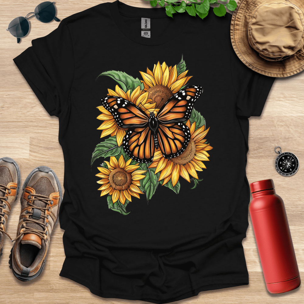 Monarch Sunflower Bliss T-Shirt