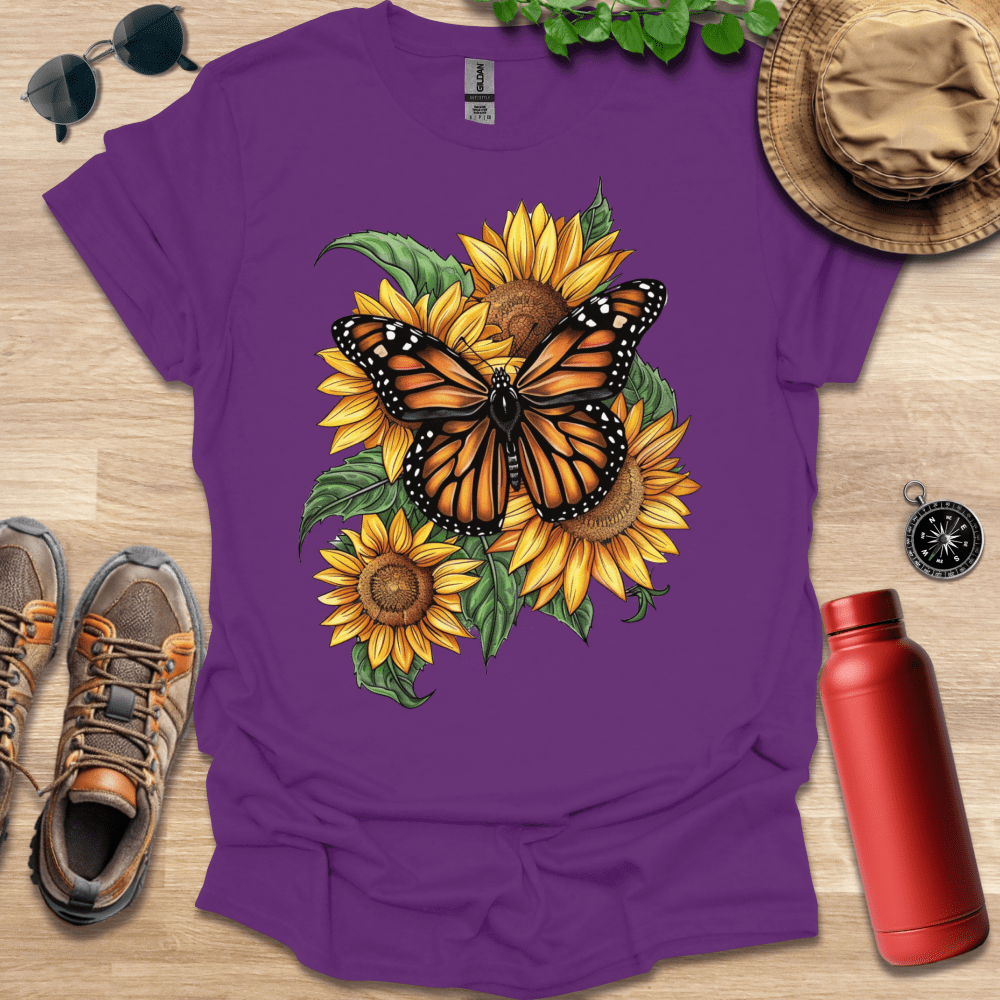 Monarch Sunflower Bliss T-Shirt