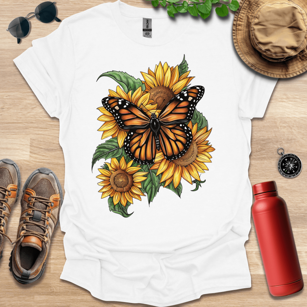 Monarch Sunflower Bliss T-Shirt