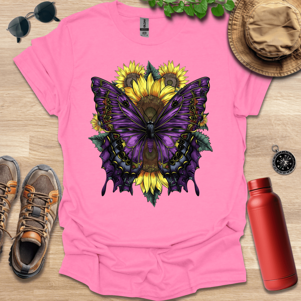 Purple Beauty Butterfly T-Shirt