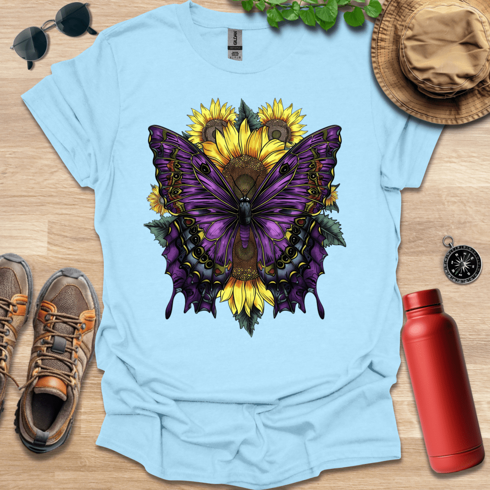 Purple Beauty Butterfly T-Shirt