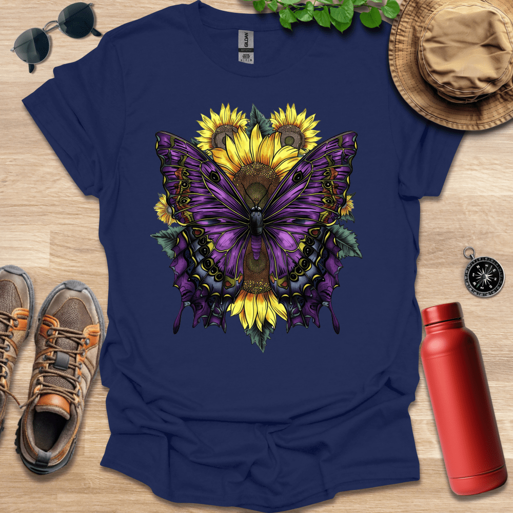 Purple Beauty Butterfly T-Shirt