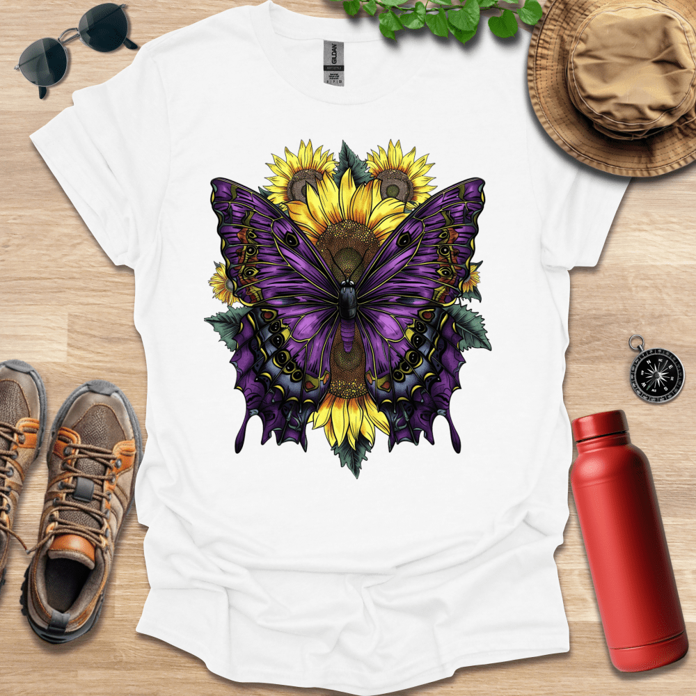 Purple Beauty Butterfly T-Shirt