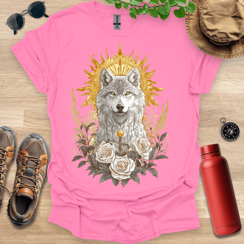 White Sun Wolf T-Shirt