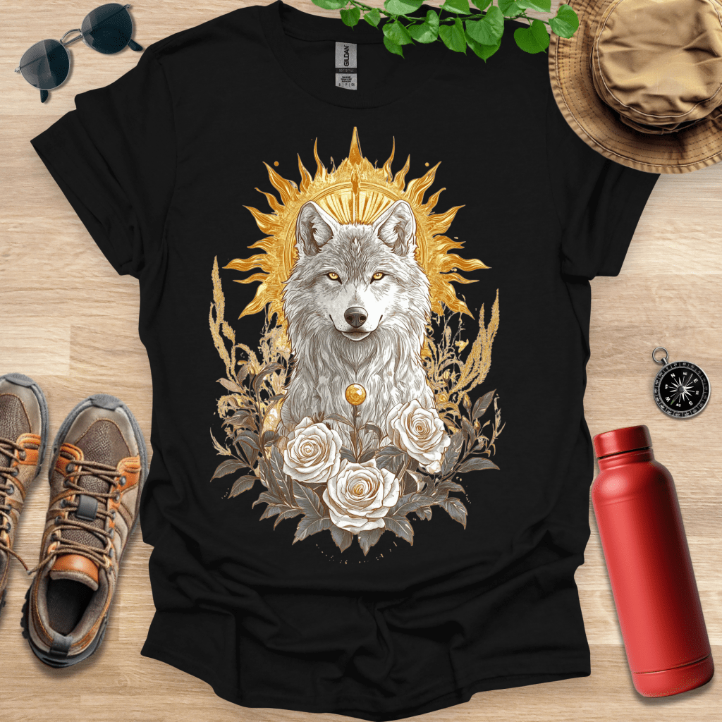 White Sun Wolf T-Shirt