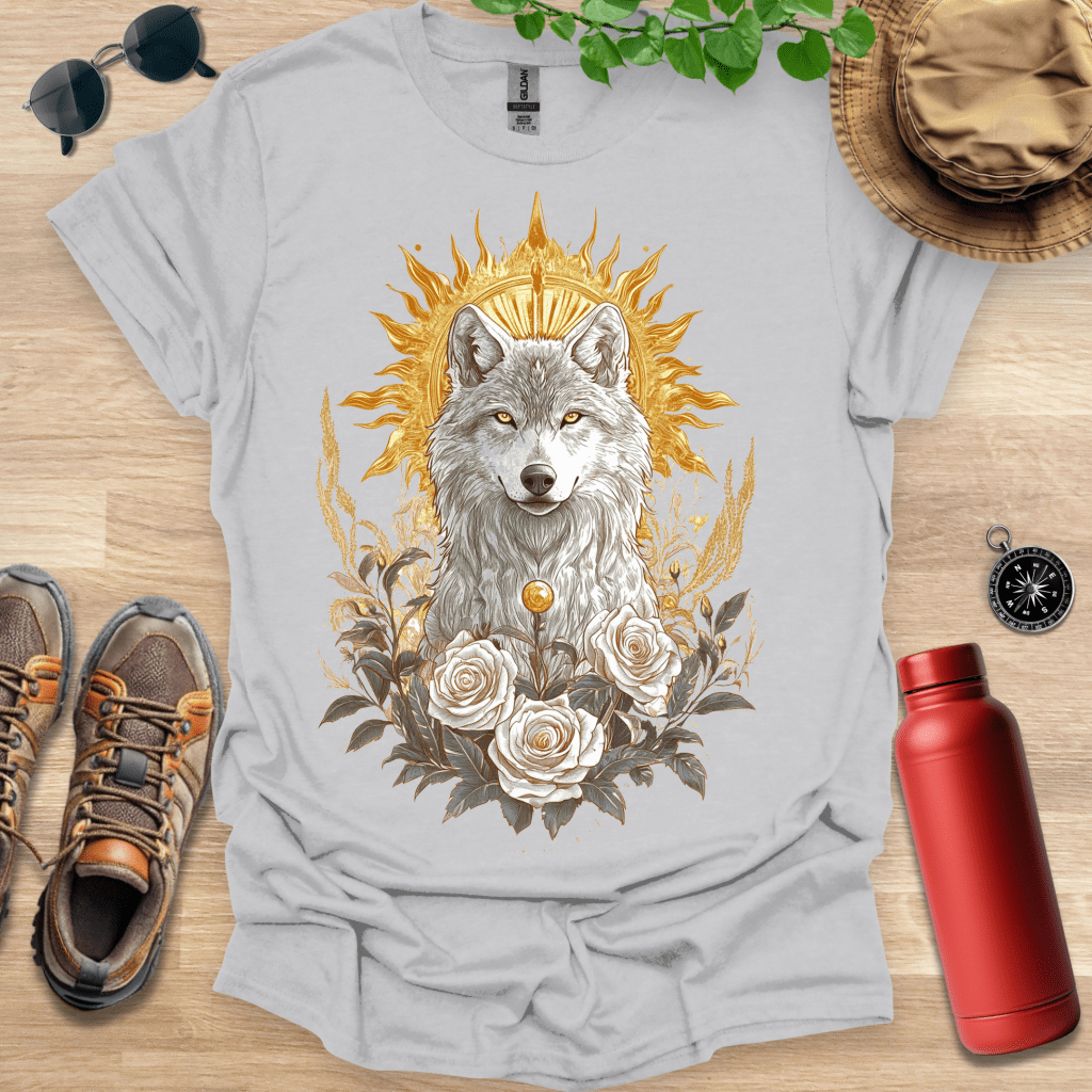 White Sun Wolf T-Shirt