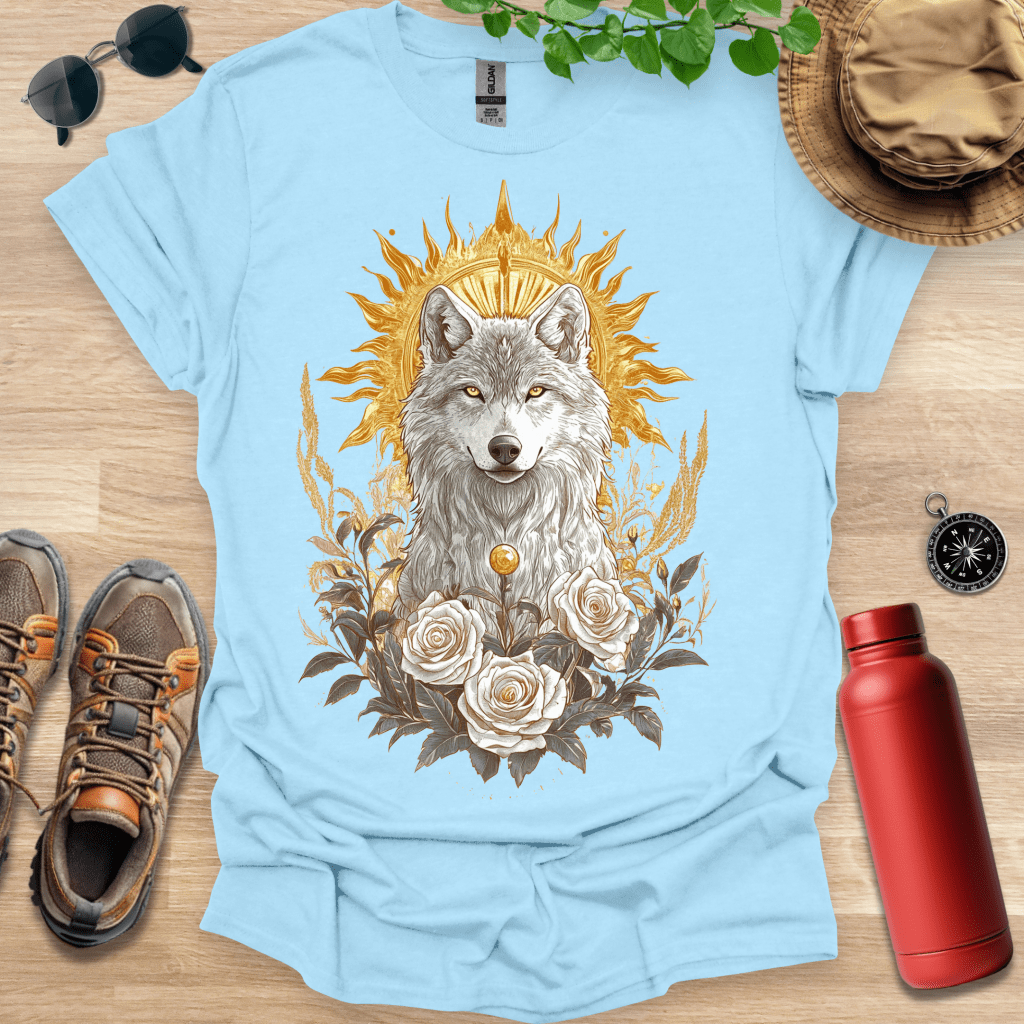 White Sun Wolf T-Shirt