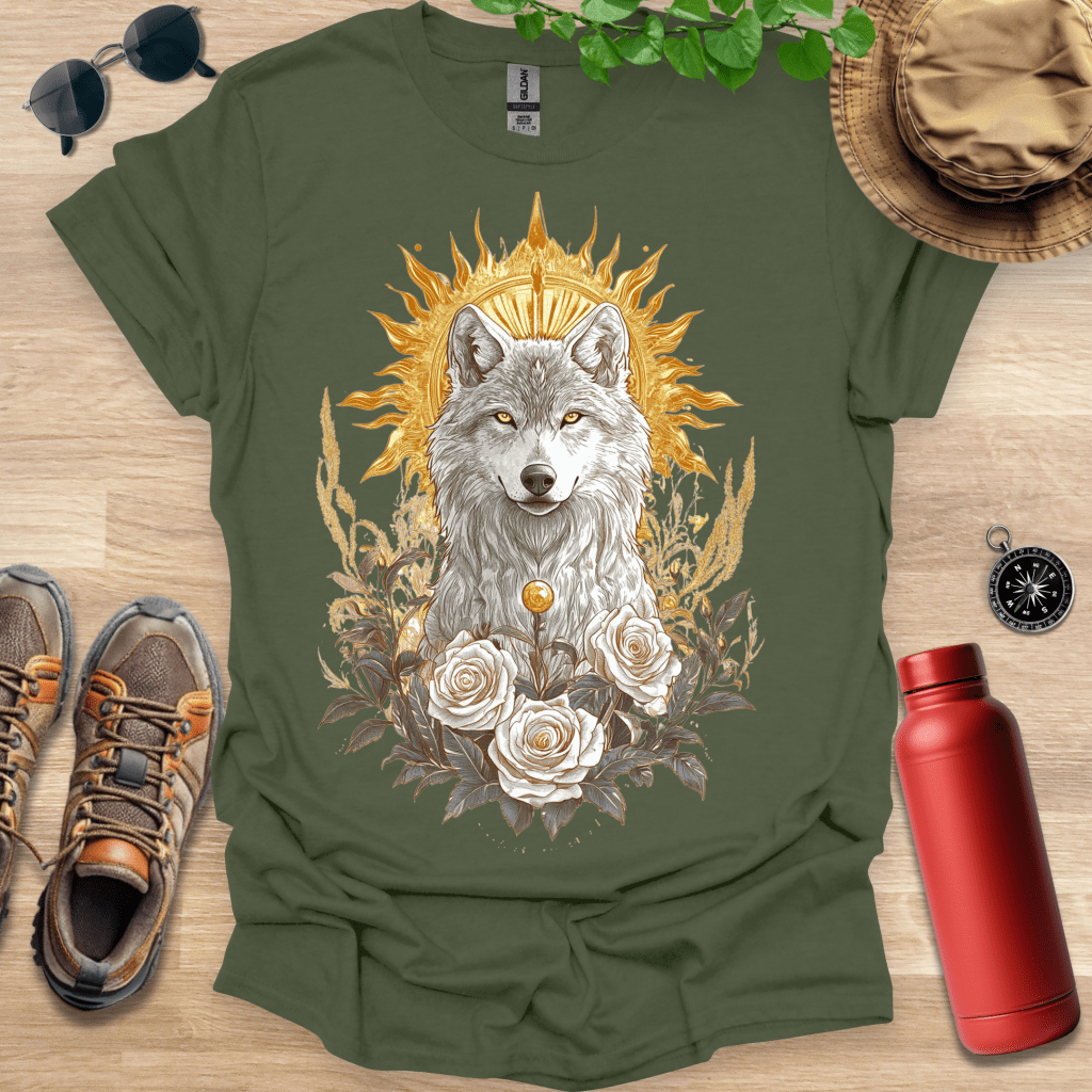 White Sun Wolf T-Shirt