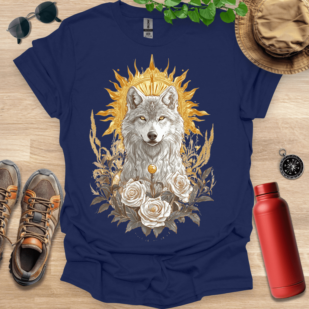 White Sun Wolf T-Shirt