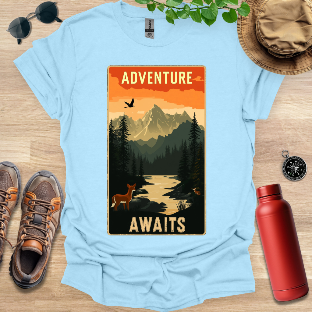 Adventure Awaits Badge T-Shirt